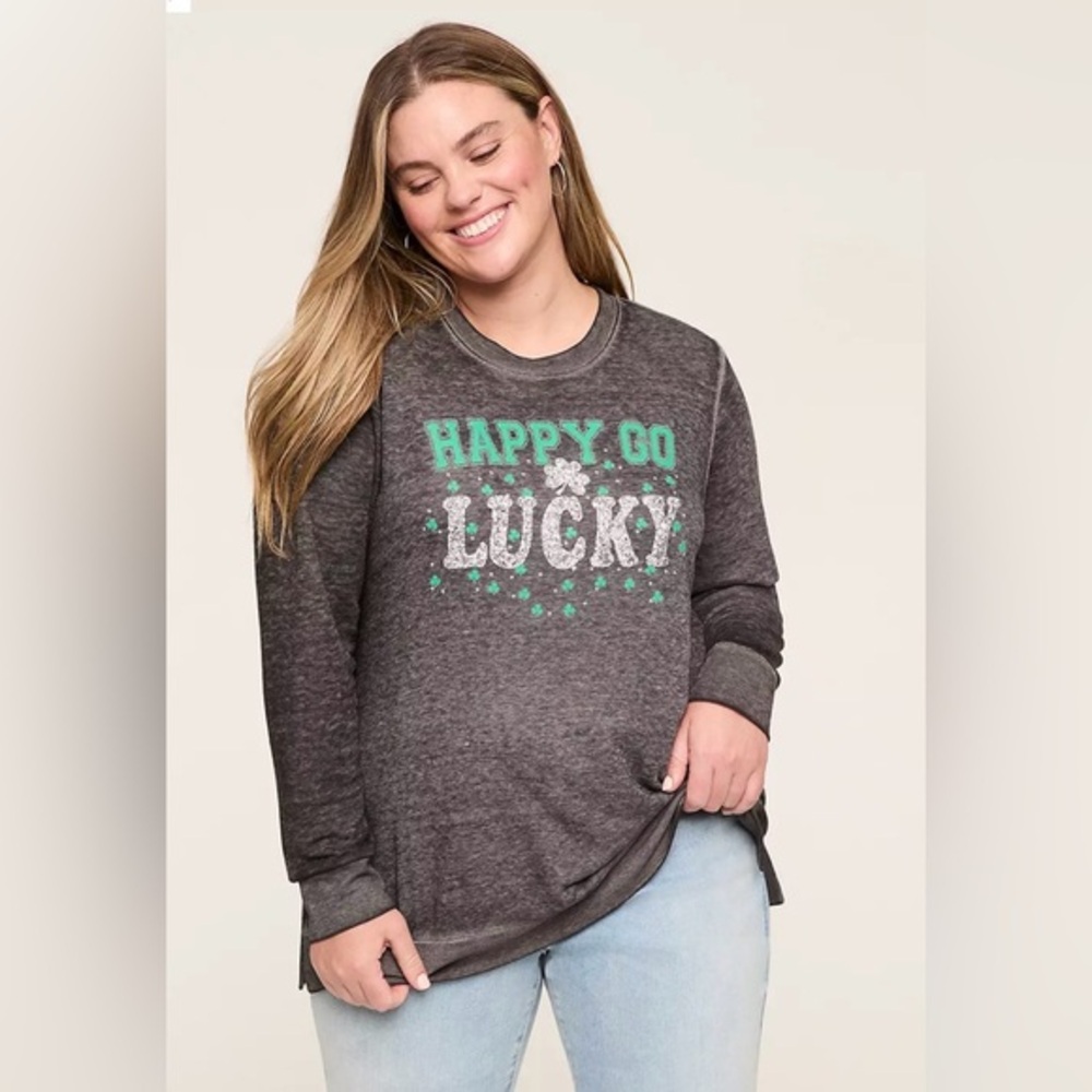Lane Bryant 14/16 Happy Go Lucky Sweatshirt